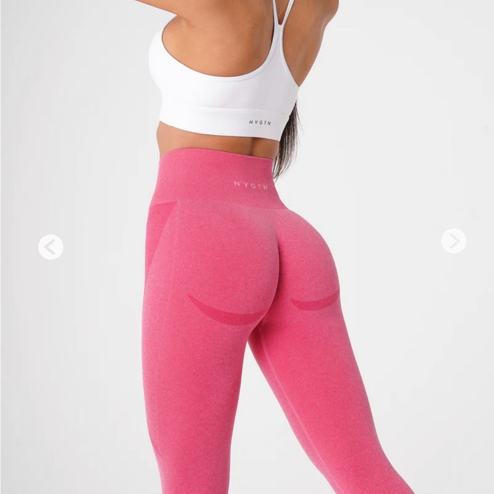 NVGTN Hot Pink Seamless Sculpt Contour Leggings